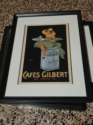 Framed vintage art print like new