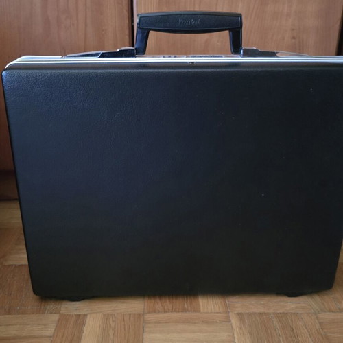 President Briefcase like new, black, 45×33×12 cm