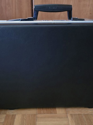 President Briefcase like new, black, 45×33×12 cm