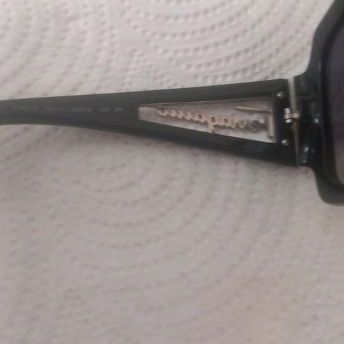Salvatore Ferragamo sunglasses black like new with zirconia