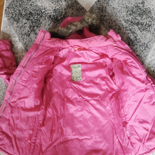 Puma kids winter jacket pink used