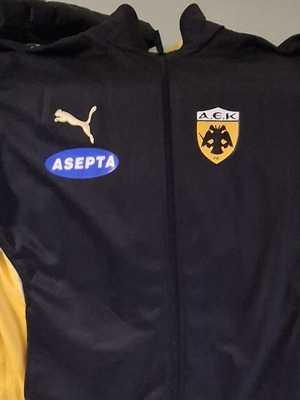 Ζακέτα φλις Α.Ε.Κ αυθεντική συλλεκτική σαν καινούργια με λογότυπο Puma