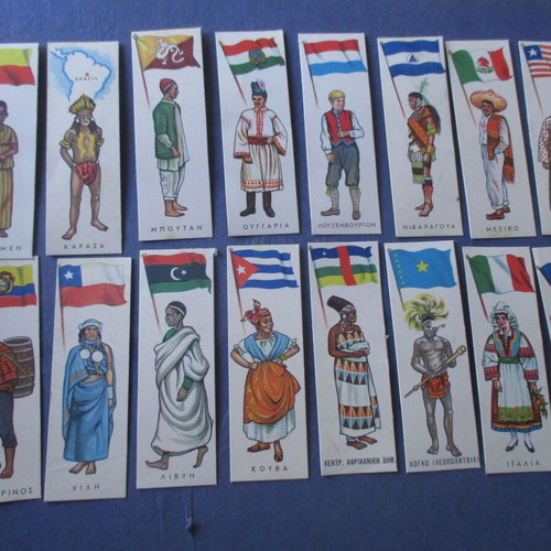 Melo stickers used, national costumes, sold separately