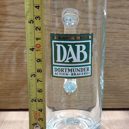 DAB Beer Two Promotional Glass Mugs 0.3l Like New