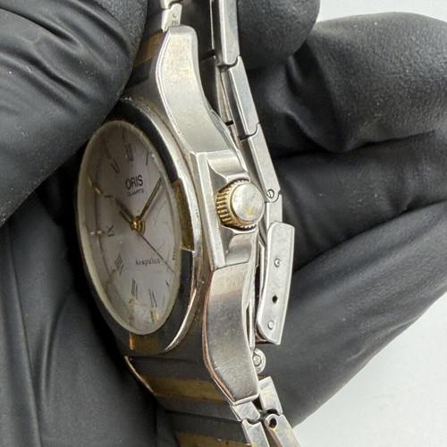 Oris Acapulco Quartz Two-Tone Stainless Steel Watch used, not working