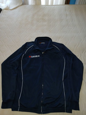 Legea Jacket without Hood used, size XXL fitting like Large, blue