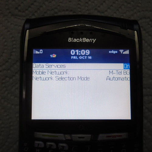 BlackBerry Electron 8700g like new, blue, 16GB