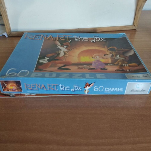 Puzzle used 60 pieces with Renart the Fox theme
