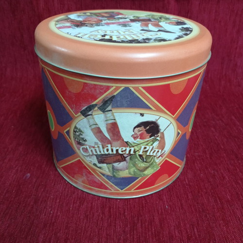 Christmas metal box used