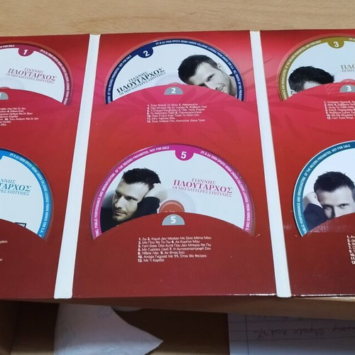 Giannis Ploutarchos CD box set like new, greatest hits, 6 CDs
