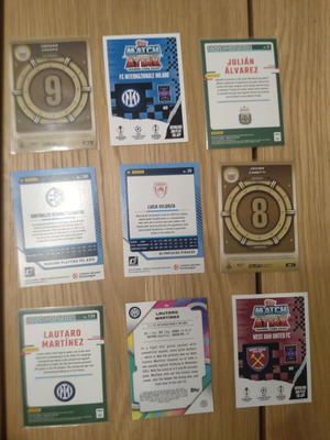 Football cards assorted, pack