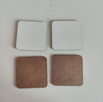 Wooden coasters pack of 18 ideal for sublimation