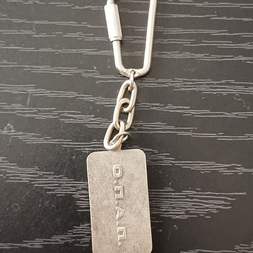 Vintage metal keychain PRO-PO / OPAP (Retro 80s-90s collectible)