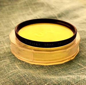 Vivitar φίλτρο κίτρινο 55mm Yellow Filter No. 8 K2 Japan, σε πολύ καλή κατάσταση.