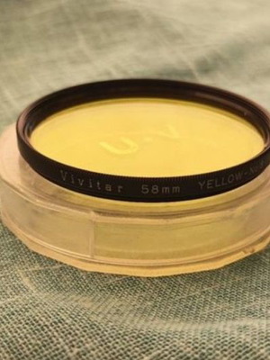 Vivitar жълт филтър 55mm No. 8 K2 Japan употребяван