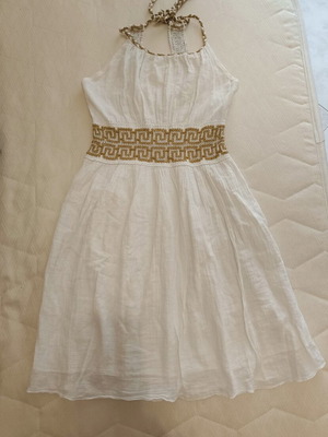 Ancient Greek Dress with Gold Details size Small like new