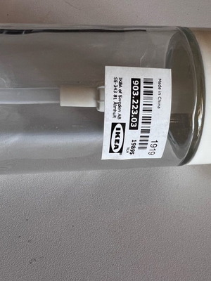 Soap dispenser for liquid soap or other liquids new, white IKEA