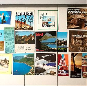 Vintage Τουριστικά Φυλλάδια Διαφημιστικά απο Γιουγκοσλαβία