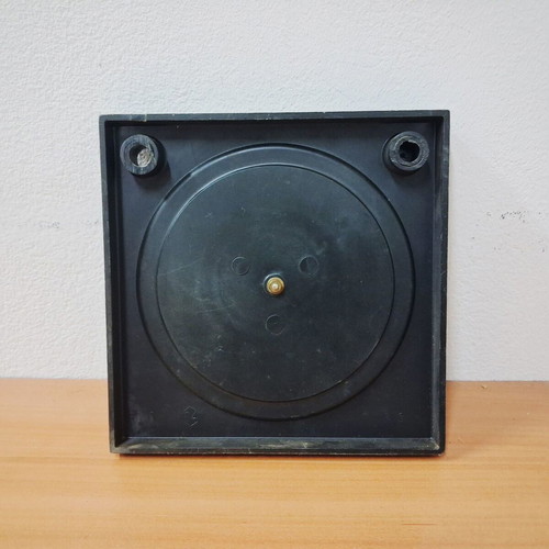Soviet Desk Calendar Thermometer 1973 used, plastic, 15×15×2 cm