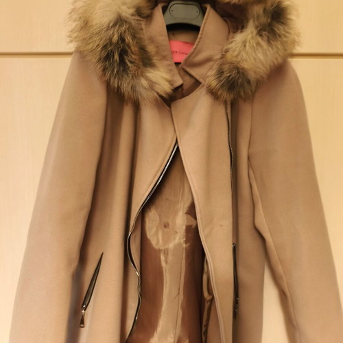 Wool coat camel beige Allegra Carmine new