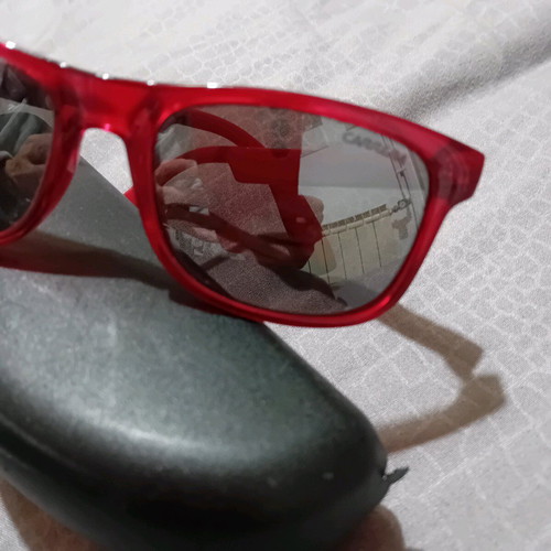 Carrera kids sunglasses used, red