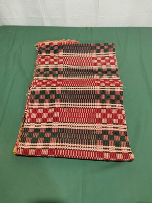 Woven stair runner used, vintage 1930
