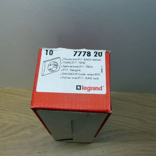 Legrand Suko Socket Plates White Pack of 10 New