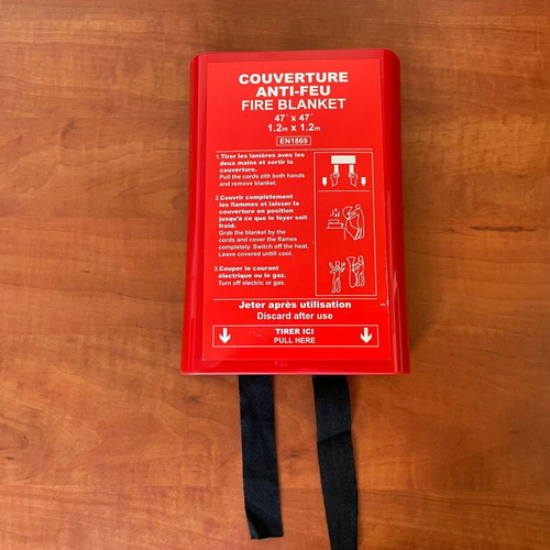 Fire blanket 1.2m x 1.2m new