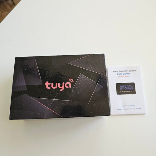 WiFi Clock with Hidden Camera Full HD 1080P Tuya Smart Night Vision