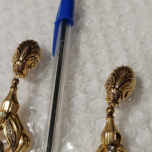 Metal clip earrings new