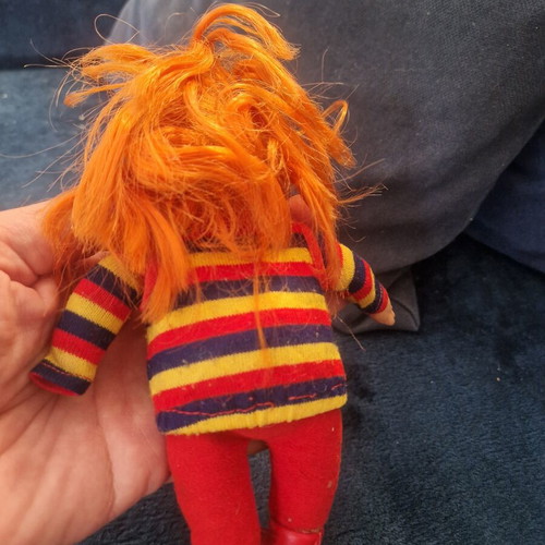 Pippi Longstocking vintage doll by El Greco