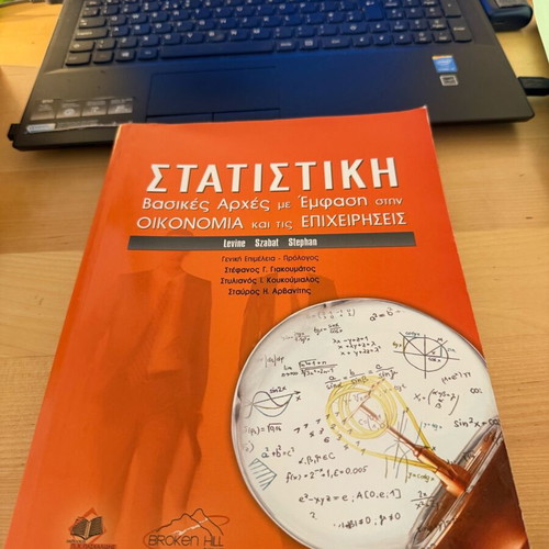 Statistics Basic Principles with Emphasis on Economy and Business like new