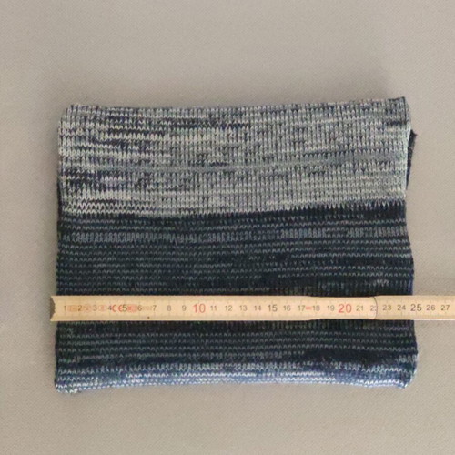 Two-tone scarf like new, light and dark blue
