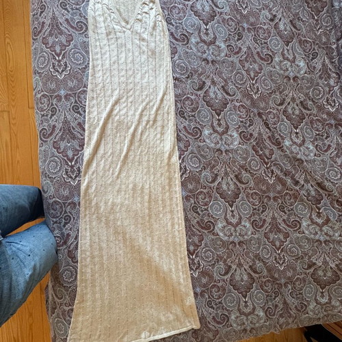 Liu Jo knitted dress gold like new