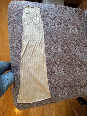 Liu Jo knitted dress gold like new
