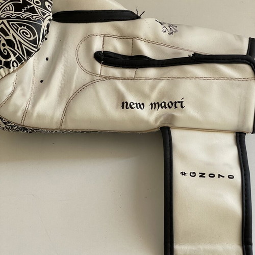 Leone boxing gloves used with Velcro closure