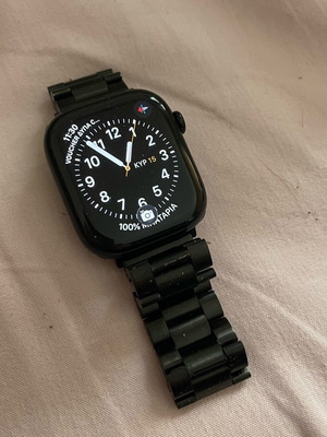 Apple Watch Series 10 GPS 46mm σαν καινούργιο με μαύρο ανοξείδωτο λουράκι