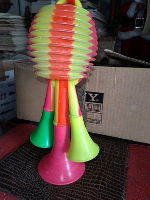 Karamouza tricolor new vintage carnival horn