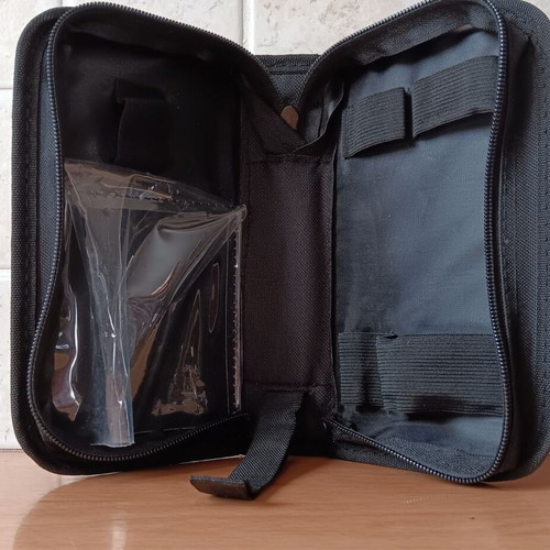 Protective case used with zipper, black