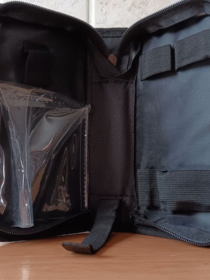 Protective case used with zipper, black