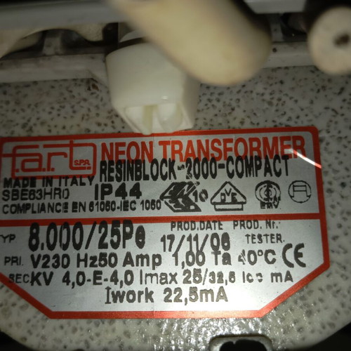 Used SIET waterproof transformers pack of 6