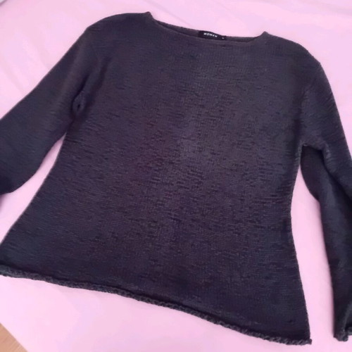 Knitted seasonal blouse like new, gray, size L