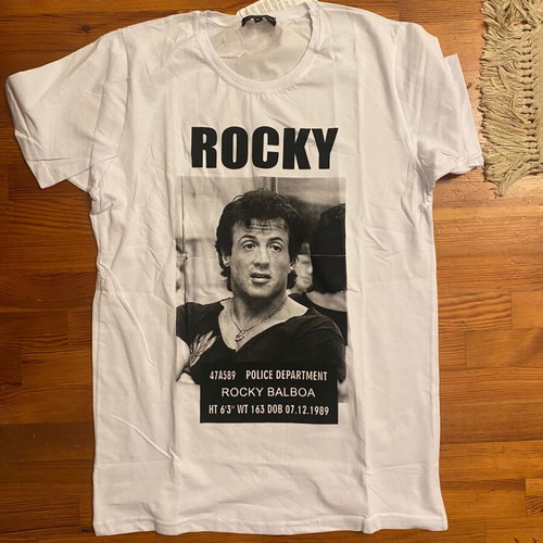 Cotton tshirt XL new, black and white