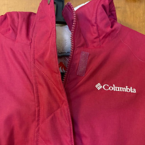 Columbia women's winter jacket, red, size S