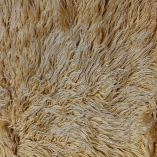 Flokati rug new golden 65x1.60