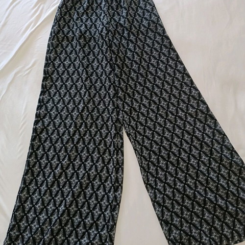 Wide transparent pants with inner shorts, like new