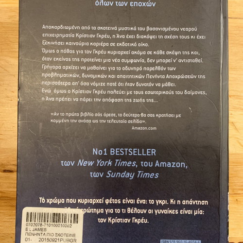 Fifty Shades Darker book used by E L James