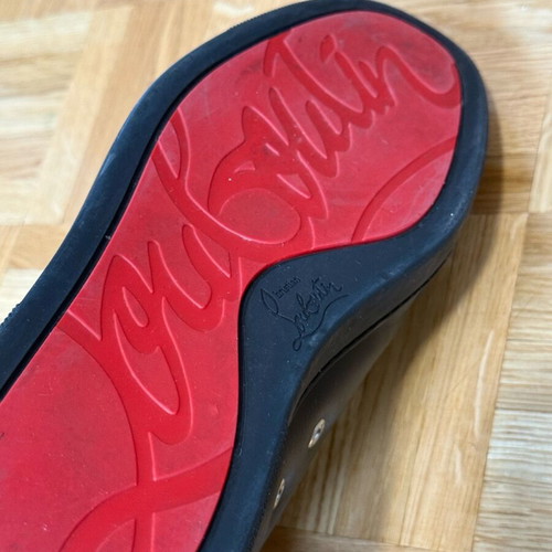 Christian Louboutin sneakers used, black, size 41 with spikes