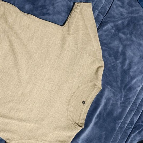 Combo set cardigan with gold buttons and short sleeve top