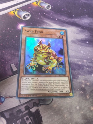 Swap Frog Yu-Gi-Oh card Super Rare RA03 like new